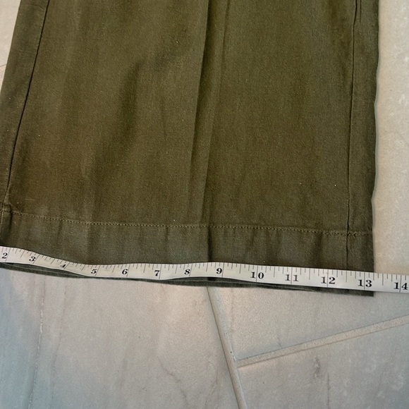 Max Studio, Sophisticated Rich Hunter Palazzo Pants, Drawstring Waist,Pockets,S - Picture 12 of 14